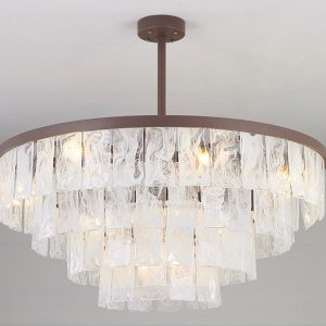 Aspen Cloud Glass Chandelier