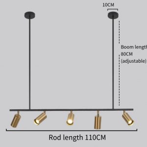 Barrett Track Chandelier