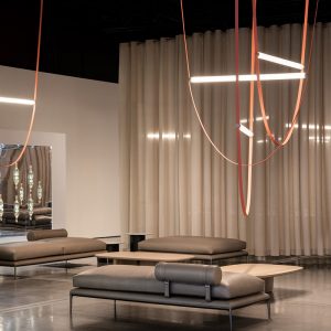 Comoros Leather accent Chandelier