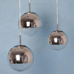 Glass Mirror Drop Light