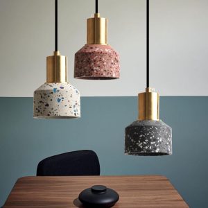 Zora Terrazzo Drop Light