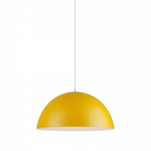 Yellow Dome drop light