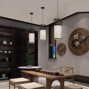 Bamboo Weaving Droplight