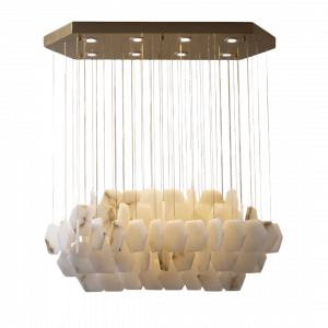 Astor Alabaster Chandelier (Linear)