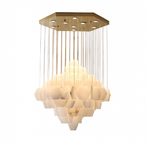 Astor Alabaster Chandelier (Round)